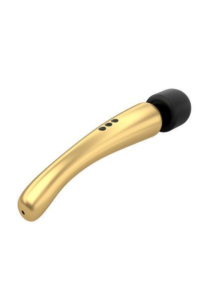 Мощный вибромассажер Dorcel Megawand Gold перезаряжаемый, 160 режимов SO1730
