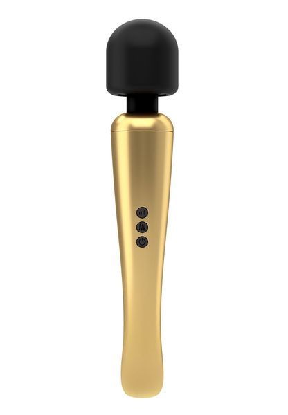 Мощный вибромассажер Dorcel Megawand Gold перезаряжаемый, 160 режимов SO1730