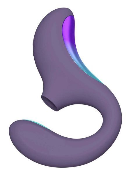 Клиторально-вагинальный звуковой стимулятор LELO Enigma Double Sonic Cyber Purple SX2553