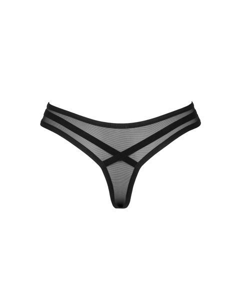 Трусики-стринги полупрозрачные Obsessive Roxelia thong XS/S SO9074