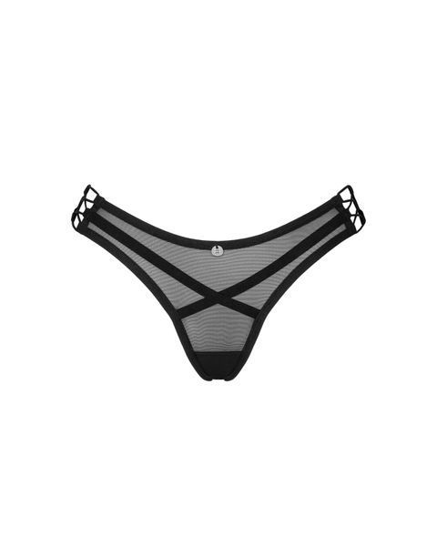 Трусики-стринги полупрозрачные Obsessive Roxelia thong XS/S SO9074