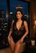 Боди Passion EVALIE BODY black L SX2918 фото 10