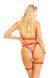 Портупея с чокером и гартеры Leg Avenue 2PC Vegan Leather Nurse Harness Teddy and Headband Red L SX1718 фото 2