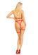 Портупея с чокером и гартеры Leg Avenue 2PC Vegan Leather Nurse Harness Teddy and Headband Red L SX1718 фото 10