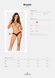 Трусики-стринги полупрозрачные Obsessive Roxelia thong XS/S SO9074 фото 5