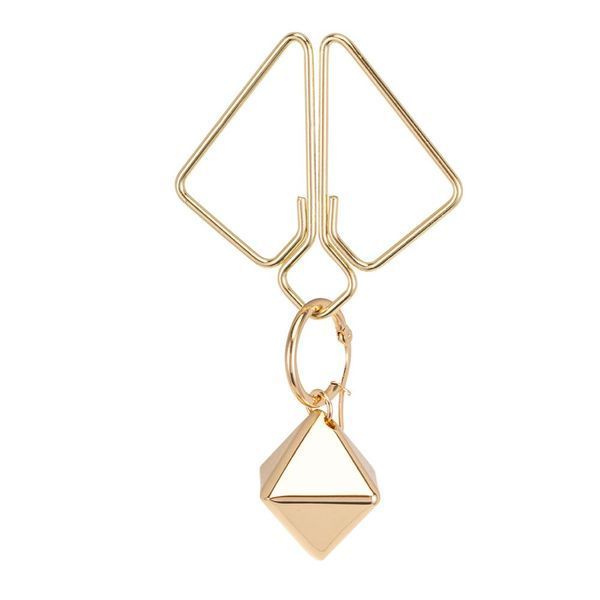 SX0844 Затискачі для сосків з важкою підвіскою LOCKINK Nipple Clamps with Heavy Pendant, золотисті SX0844