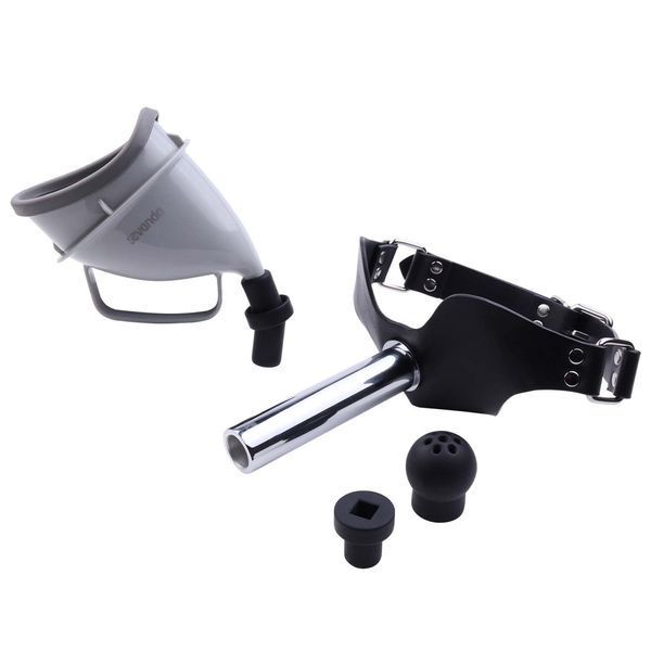Набор для доминирования LOCKINK SEVANDA Objectification Bathroom Set, маска и 4 насадки SX0894