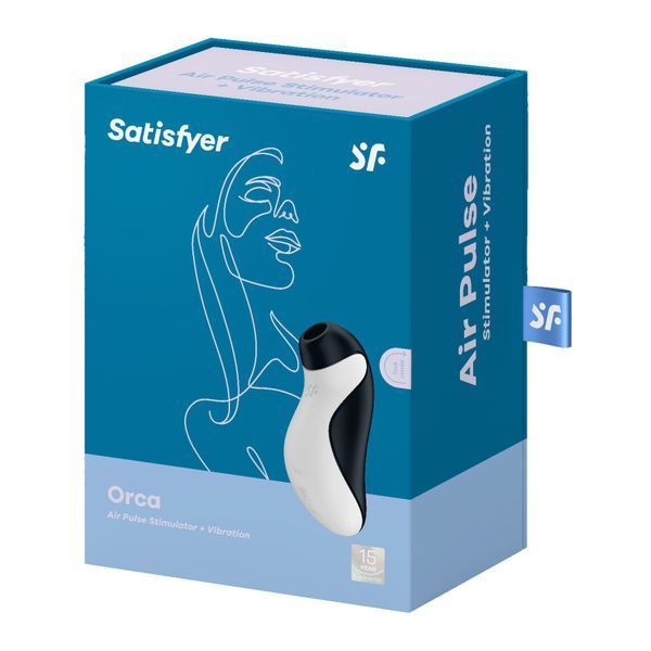 Вакуумный стимулятор с вибрацией Satisfyer Orca SO8401