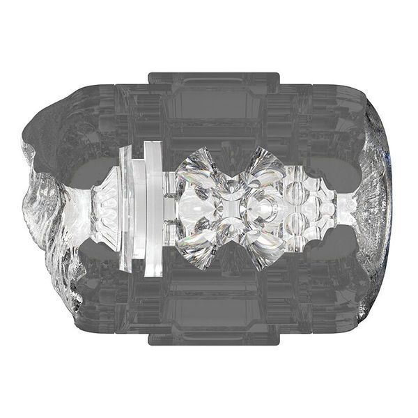 Двосторонній мастурбатор Fleshlight Quickshot Stoya, компактний, наскрізний, зі зліпка вульви та ануса порнозірки SX0680