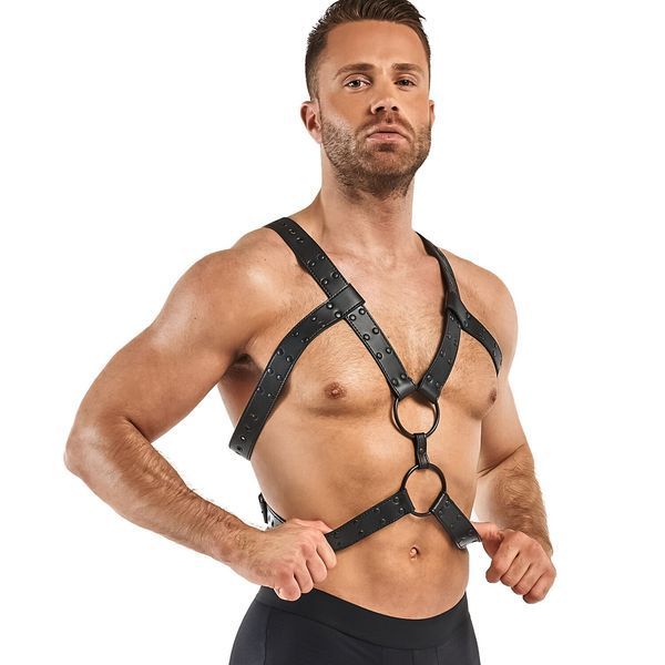 Портупея Bedroom Fantasies: Rocco Bondage Harness, чорна SO8827