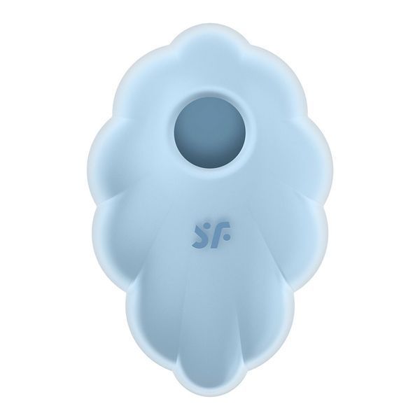 Вакуумний стимулятор з вібрацією Satisfyer Cloud Dancer Blue SO8974