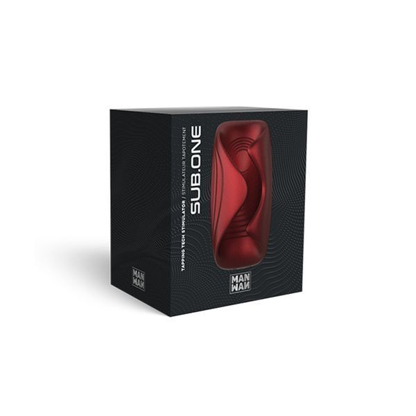 Мастурбатор с вибрацией Manwan SUB.ONE Velvet Red SX1379