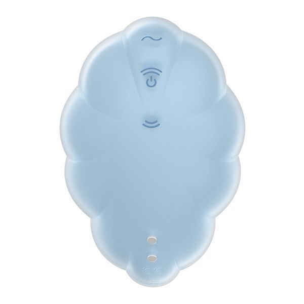 Вакуумний стимулятор з вібрацією Satisfyer Cloud Dancer Blue SO8974