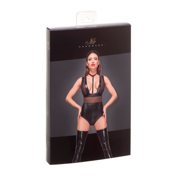 Боді з мокрим ефектом Noir Handmade F183 Powerwetlook body, L SX0055