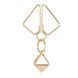 SX0844 Затискачі для сосків з важкою підвіскою LOCKINK Nipple Clamps with Heavy Pendant, золотисті SX0844 фото 8