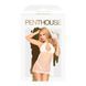 Комплект сорочка в стиле 60-х и трусики с доступом Penthouse - Libido Boost White L/XL SO5278 фото 3