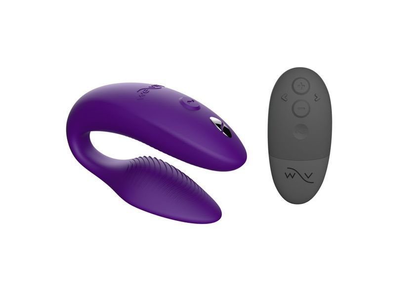 Смарт-вибратор для пар We-Vibe Sync 2 Purple, 10 виброрежимов, пульт ДУ SO8762