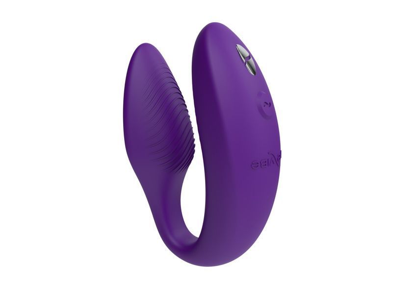 Смарт-вибратор для пар We-Vibe Sync 2 Purple, 10 виброрежимов, пульт ДУ SO8762
