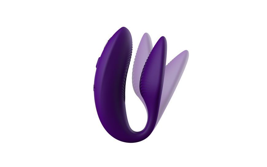 Смарт-вибратор для пар We-Vibe Sync 2 Purple, 10 виброрежимов, пульт ДУ SO8762