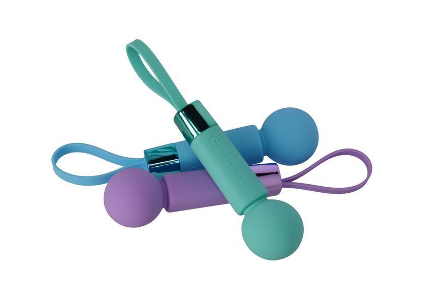 Мини-вибромассажер FairyGasm Pearlstasy green SX0635