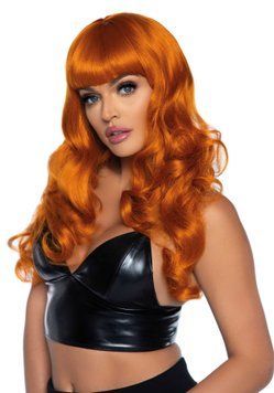 Хвиляста перука Leg Avenue Misfit Long Wavy Wig Ginger, довга, реалістичний вигляд, 61 см SO8012