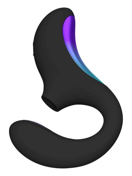 Кліторально-вагінальний звуковий стимулятор LELO Enigma Double Sonic Black SX2554