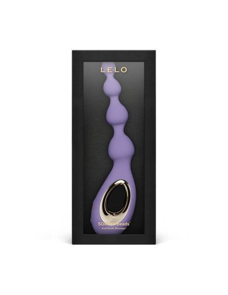 Анальные бусы с вибрацией LELO Soraya Beads Violet Dusk, разный диаметр бусин, 8 режимов SX3041