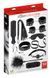 Набор для BDSM Fetish Tentation SM Bondage Box in vegan leather 10pcs SX1092 фото 5