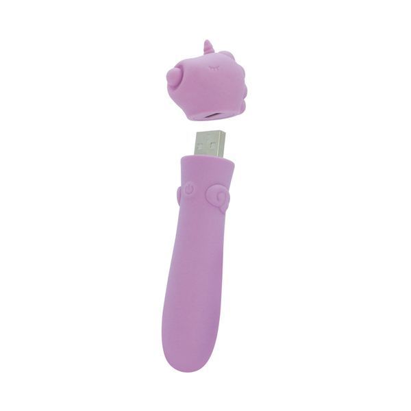 Вібратор-єдиноріжка Unihorn USB Bullet &ndash; Karma Lilac, віброкуля, USB-зарядка, 10 режимів SX2868