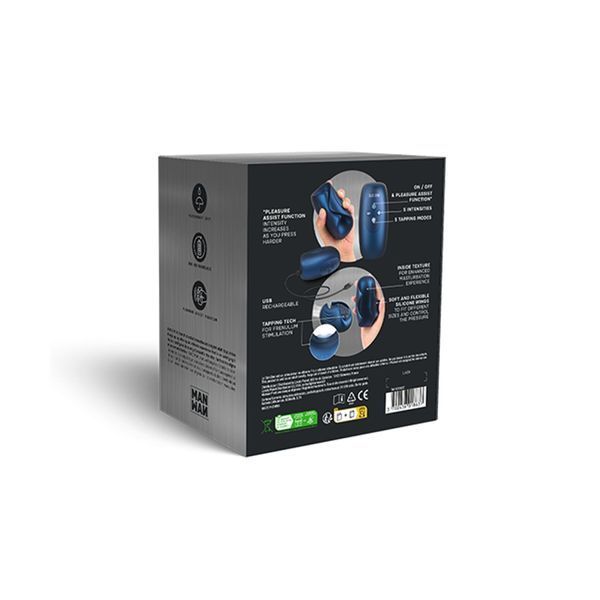 Мастурбатор з вібрацією Manwan SUB.ONE Stellar Blue SX1380