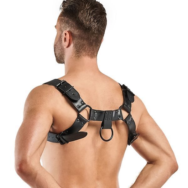 Портупея на плечи Bedroom Fantasies: Bruno Bondage Harness, черная SO8828
