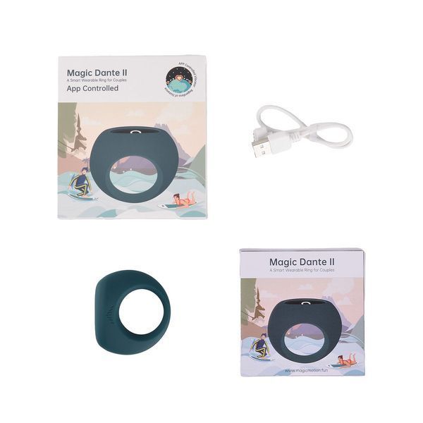 Ерекційне віброкільце Magic Motion Dante II, керування за допомогою смартфона SO5743