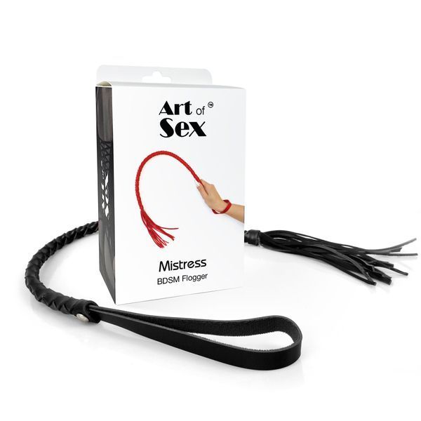 Плеть из экокожи Art of Sex - Mistress, черный SO9638