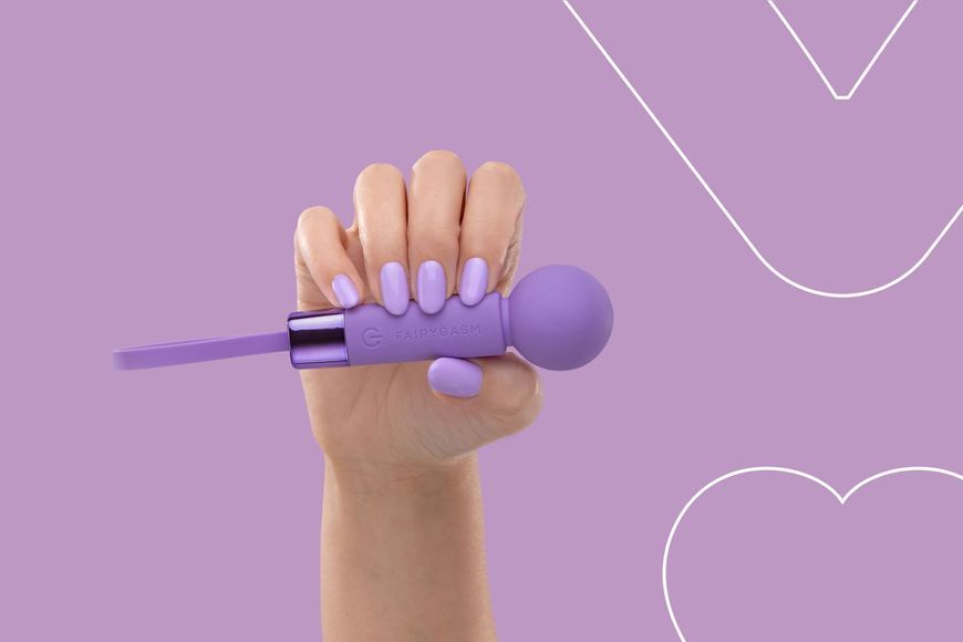 Мини-вибромассажер FairyGasm Pearlstasy violet SX0636
