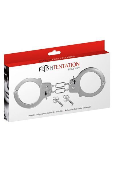 Наручники Fetish Tentation Soft adjustable metal wrist cuffs SX1093