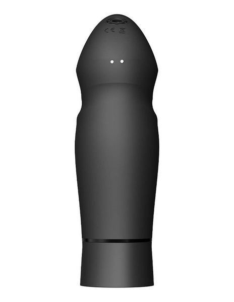 Компактна смарт секс-машина Zalo &ndash; Sesh Obsidian Black, 2 насадки, пульт ДК, кристал Swarovski SO9556