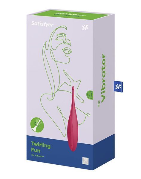 Вібратор для клітора Satisfyer Twirling Fun Poppy Red SO5419