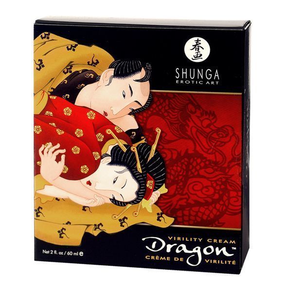 Стимулирующий крем для пар Shunga Dragon Cream (60 мл), эффект тепло-холод и покалывание SO2523