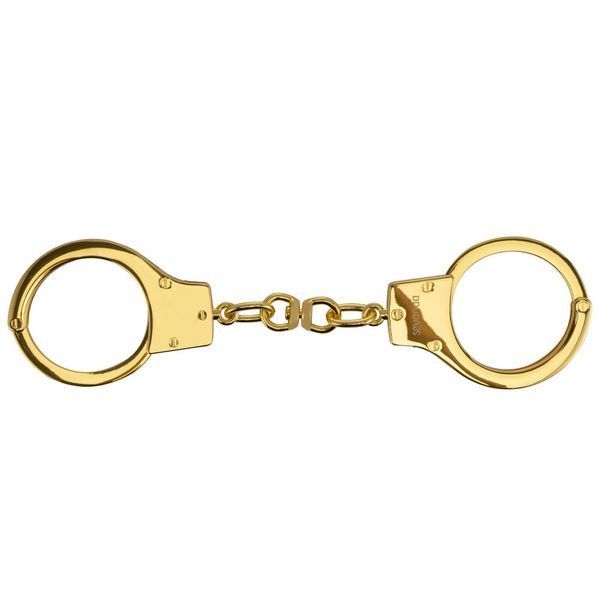 Наручники LOCKINK Pretty-sub Handcuffs, золотисті, металеві, можна відкрити без ключа SX0896