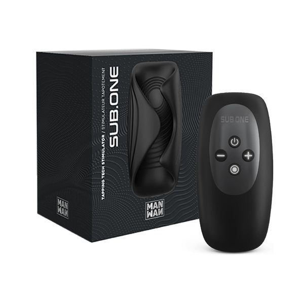 Мастурбатор с вибрацией Manwan SUB.ONE Infinite Black SX1381
