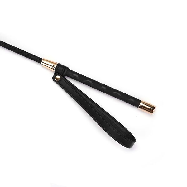 Шлепалка-сердечко Liebe Seele Black Organosilicon Riding Crop, экокожа SO9490