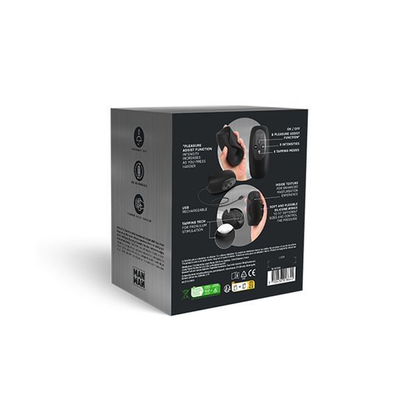 Мастурбатор с вибрацией Manwan SUB.ONE Infinite Black SX1381