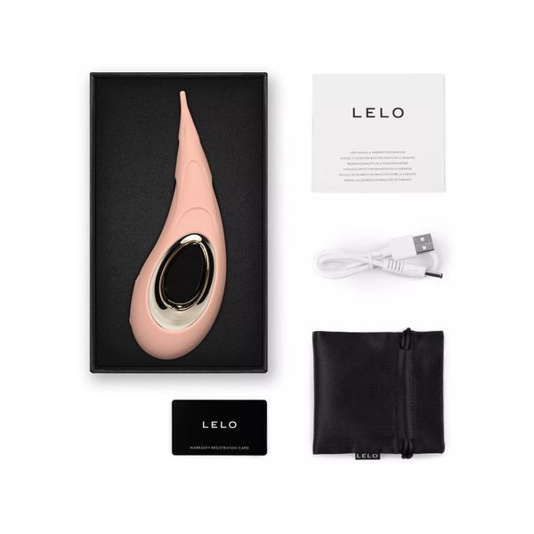 Кліторальний вібратор LELO DOT Cruise Peach Please, точкова стимуляція, технологія Infinite Loop SX3042