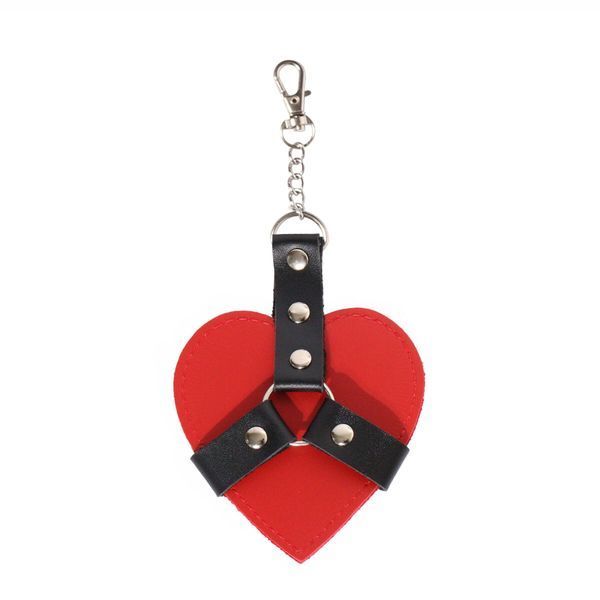 Брелок на карабине для ключей Art of Sex Chained Heart, Красный SX2338