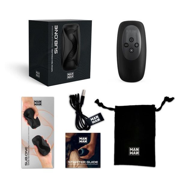 Мастурбатор с вибрацией Manwan SUB.ONE Infinite Black SX1381