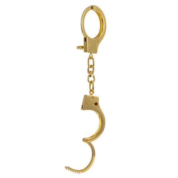 Наручники LOCKINK Pretty-sub Handcuffs, золотисті, металеві, можна відкрити без ключа SX0896