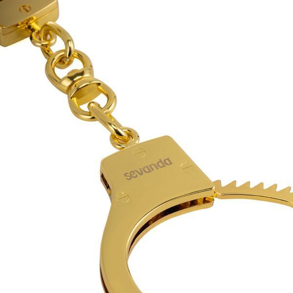Наручники LOCKINK Pretty-sub Handcuffs, золотисті, металеві, можна відкрити без ключа SX0896