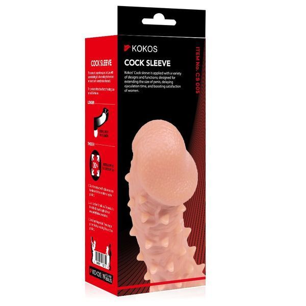 Насадка на член Kokos Cock Sleeve CS 005 L SX1460