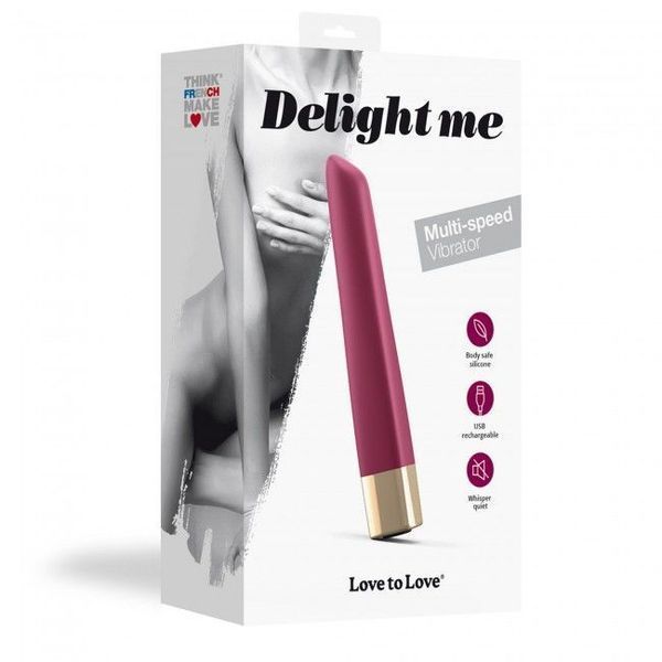 Потужний мінівібратор Love To Love Delight Me Prune з м'яким кінчиком, 16 режимів роботи SO3083