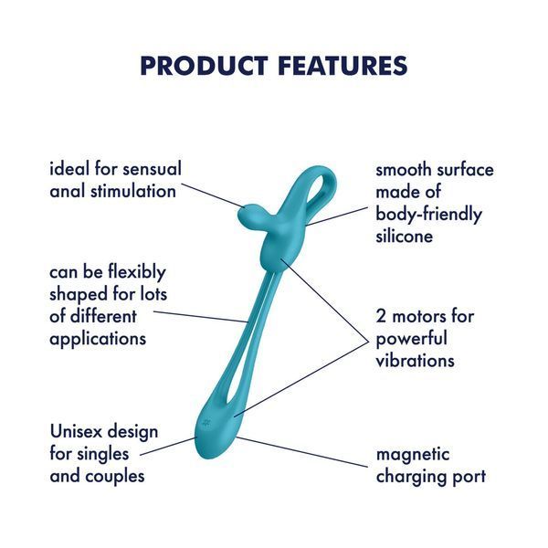 Мультивібратор Satisfyer Plug & Play 1, для неї та для нього, 2 мотори SX0542